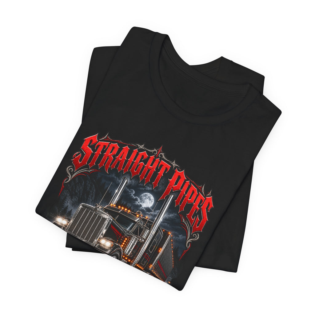 Straight Pipes & Late Nights — Full Moon Rig Tee