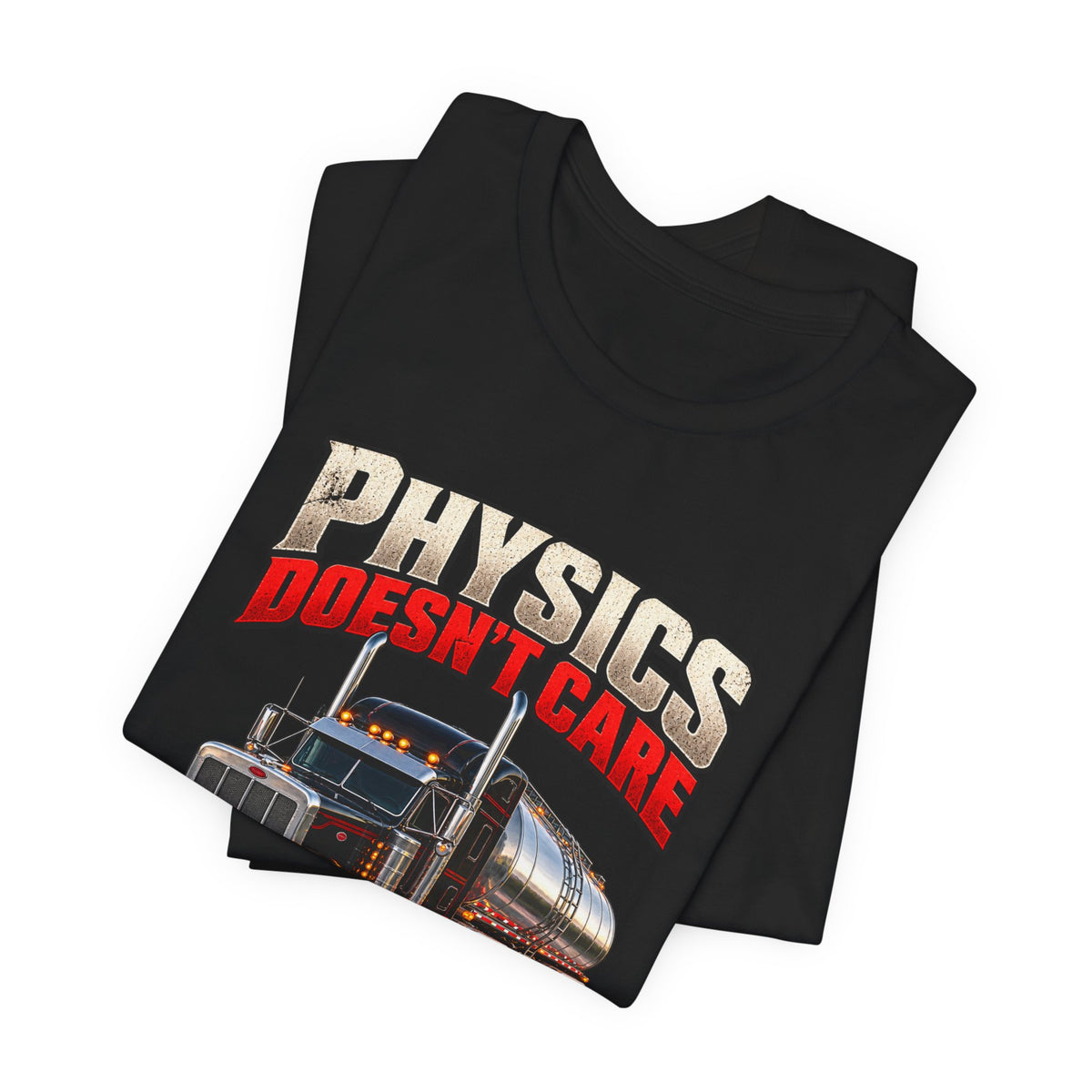 Physics Doesn't Care About Your Exit — Cut-Off Tee
