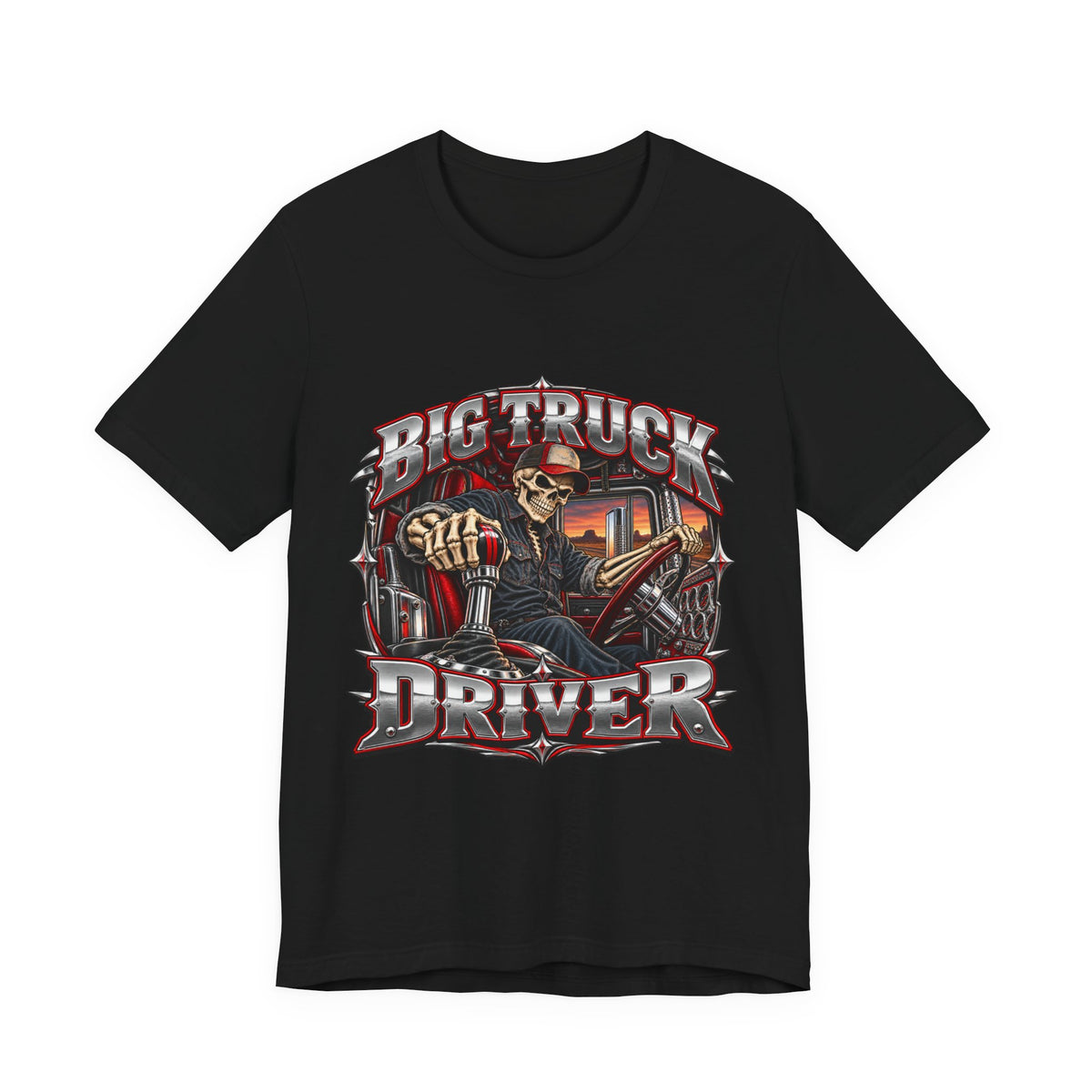 Big Truck Driver Chrome Rig Tee