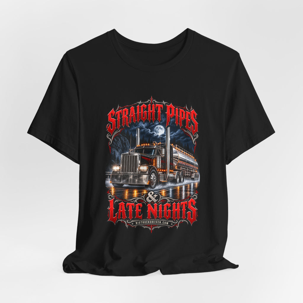 Straight Pipes & Late Nights — Tanker Tee
