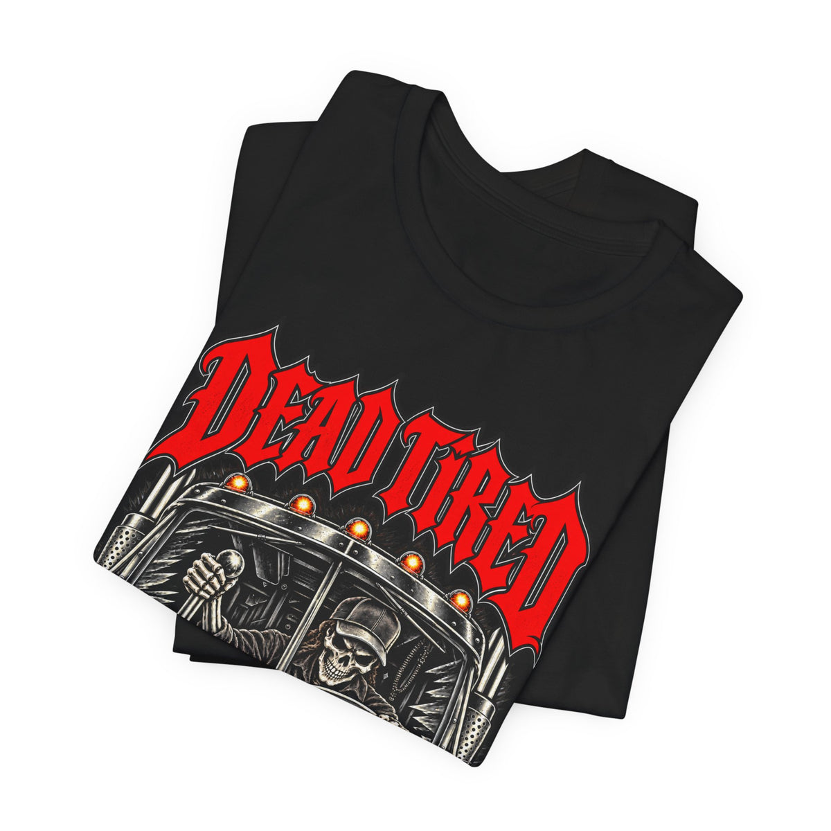 Dead Tired, Still Wired — Skeleton Driver Tee