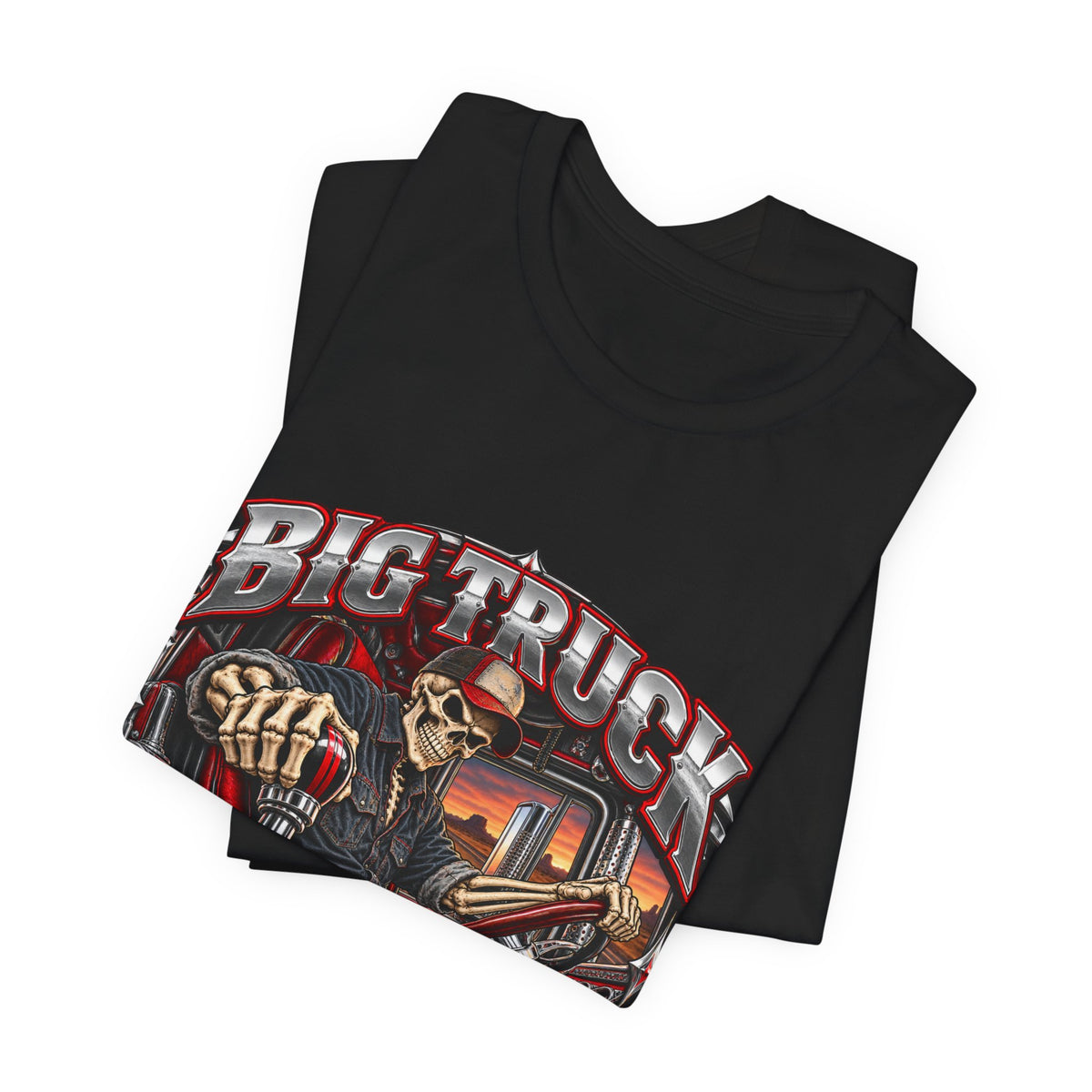 Big Truck Driver Chrome Rig Tee