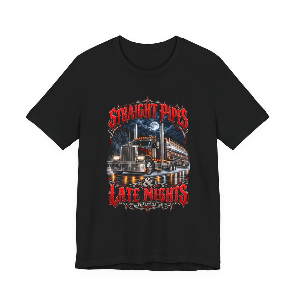 Straight Pipes & Late Nights — Tanker Tee