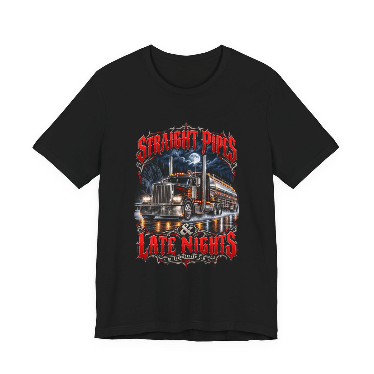 Straight Pipes & Late Nights — Tanker Tee